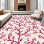 Vine Leaf Patterned Artful Rug