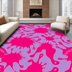 Vibrant Splatter Pattern Rug