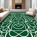 Organic Abstract Geometric Lines Rug
