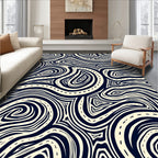 Abstract Swirl Pattern Rug