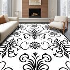 Classic Floral Scrollwork Pattern Rug