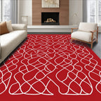 Intertwined Linear Abstract Design Rug