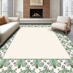 Art Nouveau Floral Pattern Rug