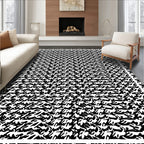 Monochromatic Abstract Pattern Rug