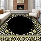 Golden Floral Archway Pattern Rug
