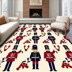 Heroic Soldier Pattern Design Rug