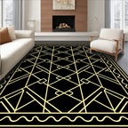 Geometric Art Deco Style Design Rug