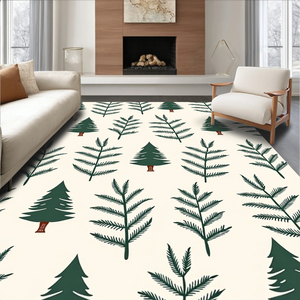 Forest Tree Pattern Design Rug