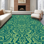 Ornate Vine Swirl Inspired Design Rug