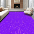 Abstract Symmetry Line Art Rug