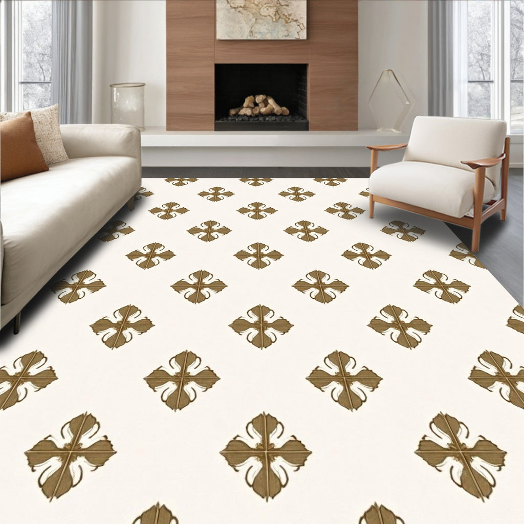 Classic Diamond Motif Pattern Rug