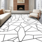 Abstract Geometric Lines Art Design Rug