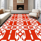 Bold Tribal Geometric Pattern Rug