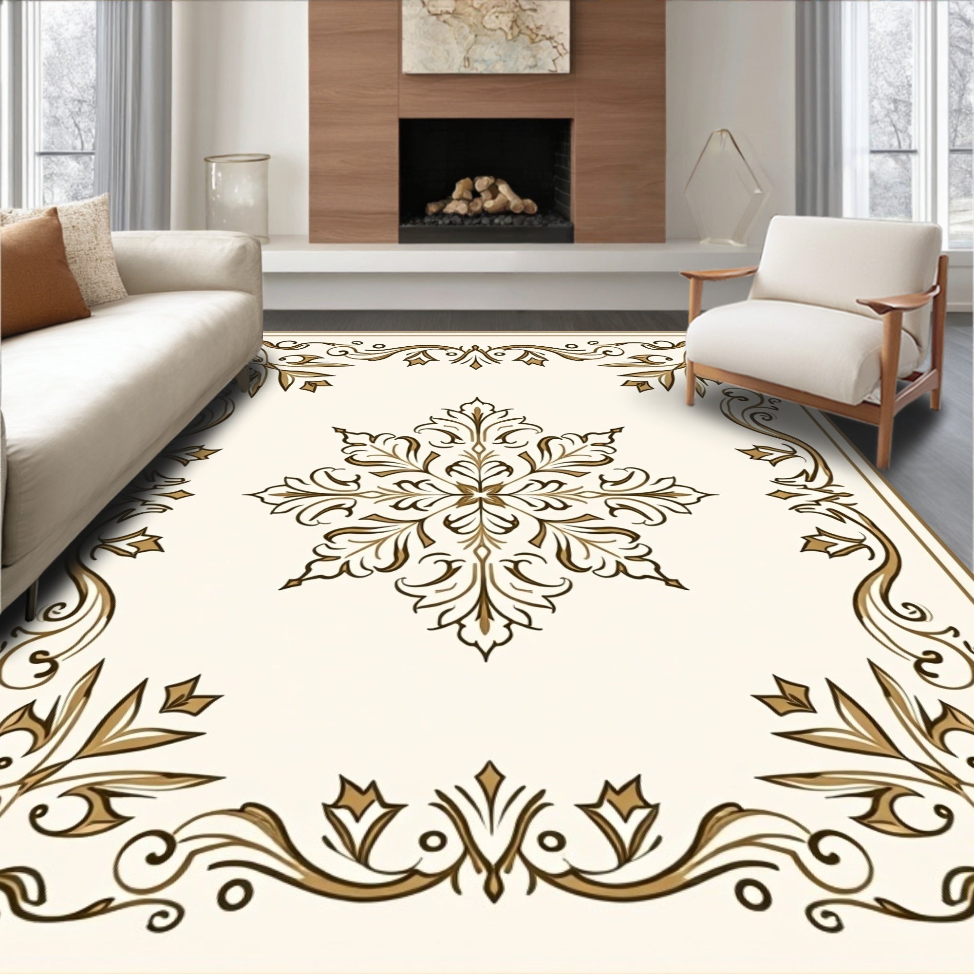 Classic Floral Tones Rug