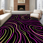 Bold Swirls Pattern Rug