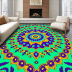 Vibrant Mandala Pattern Rug