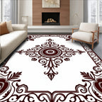 Ornate Flourish Geometric Pattern Rug