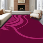 Bold Wavy Abstract Pattern Rug