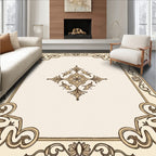 Classic Scrollwork Floral Pattern Rug