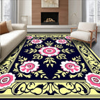 Floral Medallion Pattern Rug