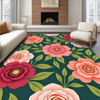 Vintage Floral Garden Pattern Rug