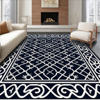 Intricate Tribal Geometric Design Rug