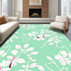 Charming Floral Branches Pattern Rug