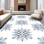 Mandala Feather Radial Pattern Rug