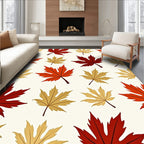 Autumn Leaf Pattern Rug