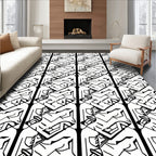 Art Deco Style Geometric Pattern Rug