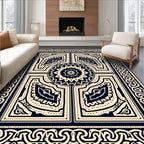 Intricate Geometric Patterned Rug