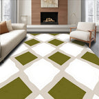 Geometric Diamond Pattern Rug