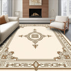 Ornate Floral Border Antique Design Rug