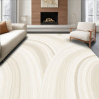 Neutral Arch Stripe Abstract Design Rug