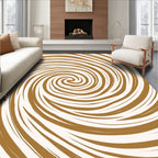 Swirling Swirl Pattern Rug