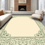 Art Nouveau Vine Scroll Border Design Rug