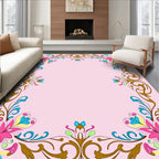 Ornate Floral Vines Bright Rug