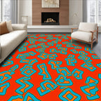 Bold Geometric Abstract Pattern Rug