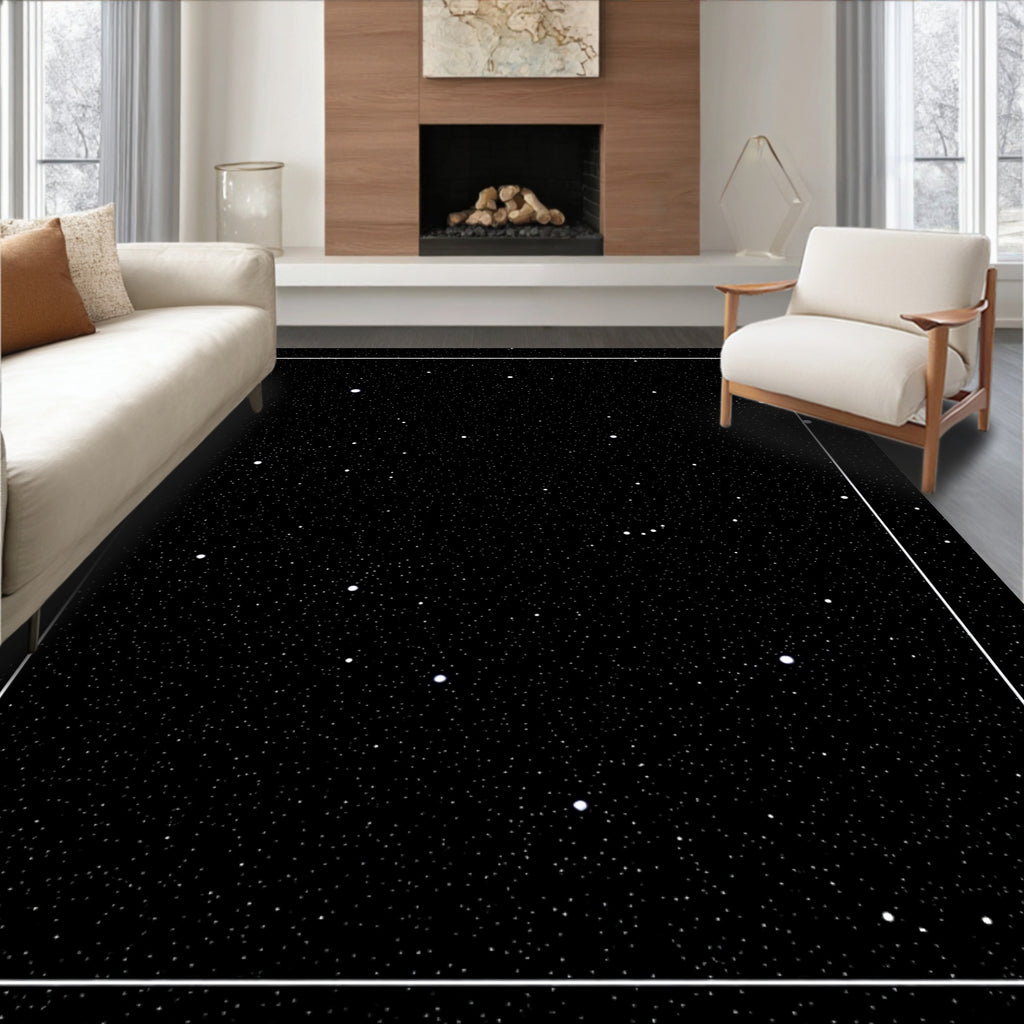 Cosmic Galaxy Stars Pattern Rug