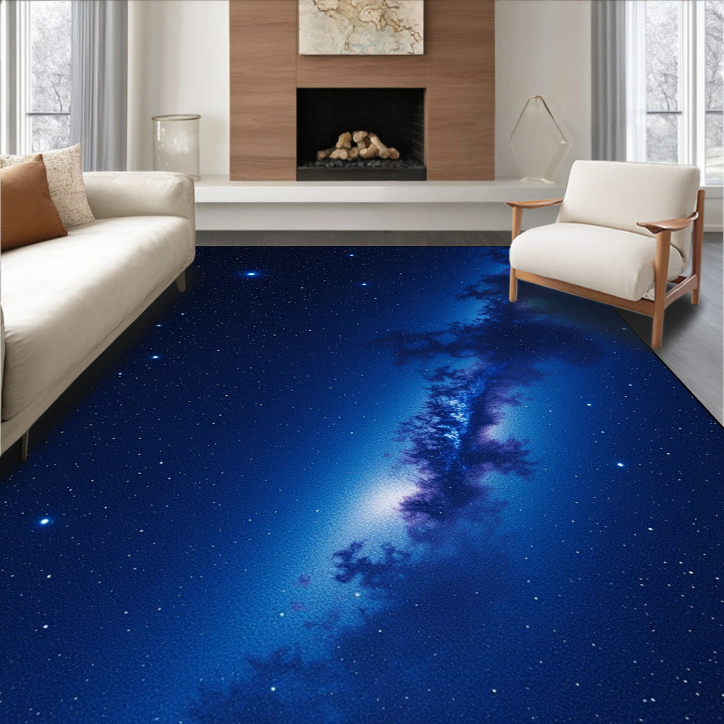 Deep Space Nebula Star Pattern Rug