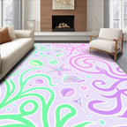 Pastel Ocean Flora and Fauna Rug