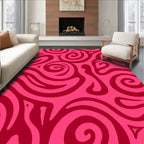 Bold Swirls Pattern Rug
