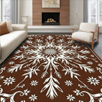 Ornate Floral Contempo Abstract Design Rug