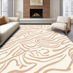 Neutral Organic Flow Pattern Rug