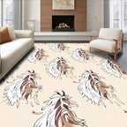 Abstract Mane Pattern Design Rug