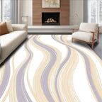 Soft Wavy Lines Pattern Rug