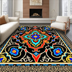 Rich Floral Intricate Medallion Design Rug