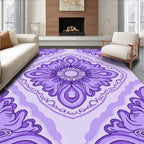 Vintage Floral Medallion Pattern Rug
