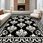 Classic Floral Damask Pattern Rug