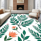 Whimsical Botanical Design Rug